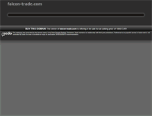 Tablet Screenshot of falcon-trade.com
